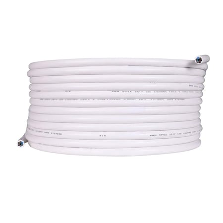 Fusion Primary Wire, Marine, 1C C, White, PVC, Stranded, 300V, 328 ft. 010-13386-00